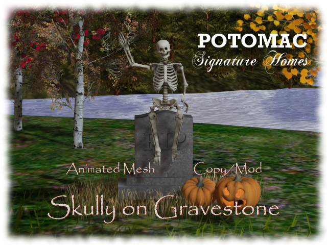 Skully on Gravestone Ad 640